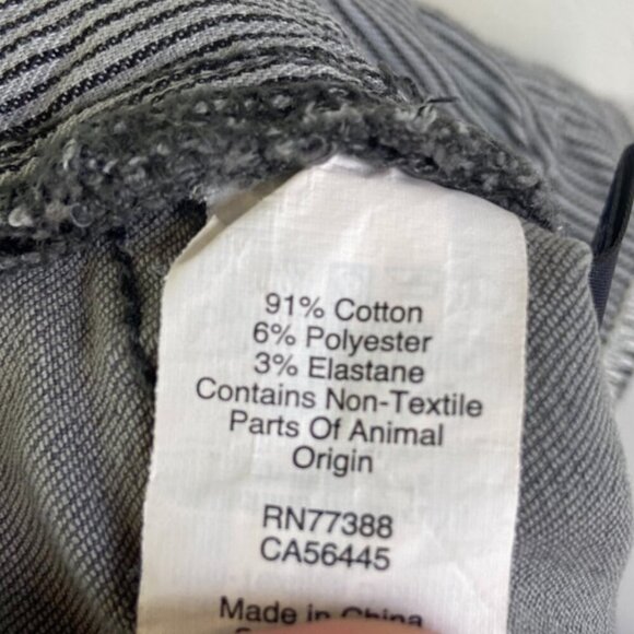 Madewell Gray Hand Cut High Riser Denim Shorts - Picture 4 of 8